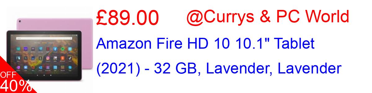 40% OFF, Amazon Fire HD 10 10.1