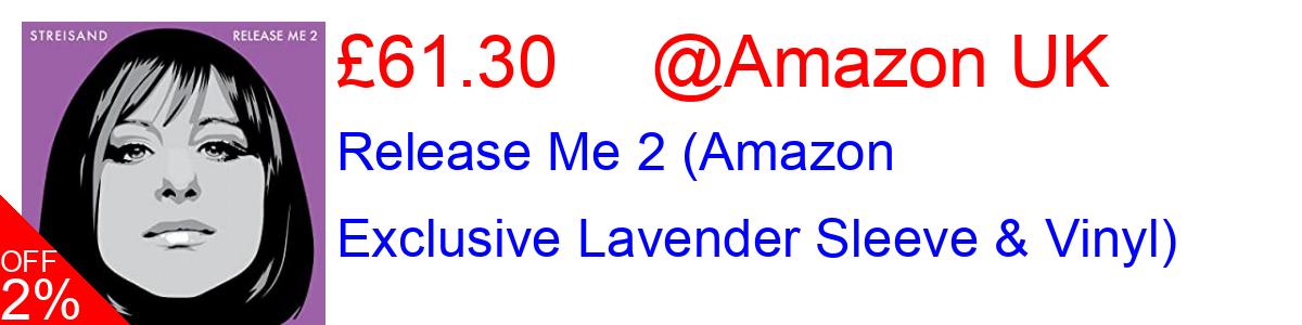 14% OFF, Release Me 2 (Amazon Exclusive Lavender Sleeve & Vinyl) £41.82@Amazon UK