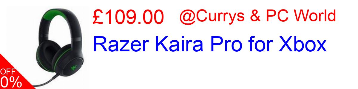 27% OFF, Razer Kaira Pro for Xbox £109.00@Currys & PC World