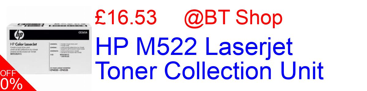 17% OFF, HP M522 Laserjet Toner Collection Unit £15.33@BT Shop
