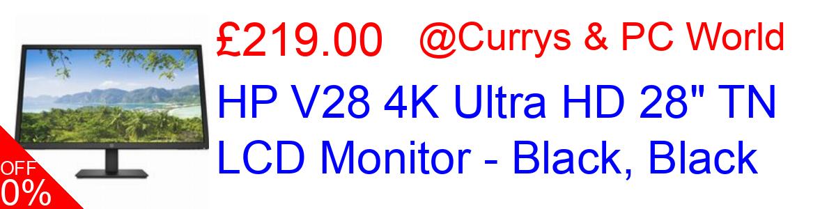 27% OFF, HP V28 4K Ultra HD 28