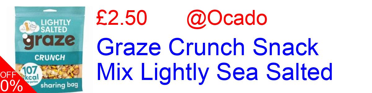 Graze Crunch Snack Mix Lightly Sea Salted £2.50@Ocado