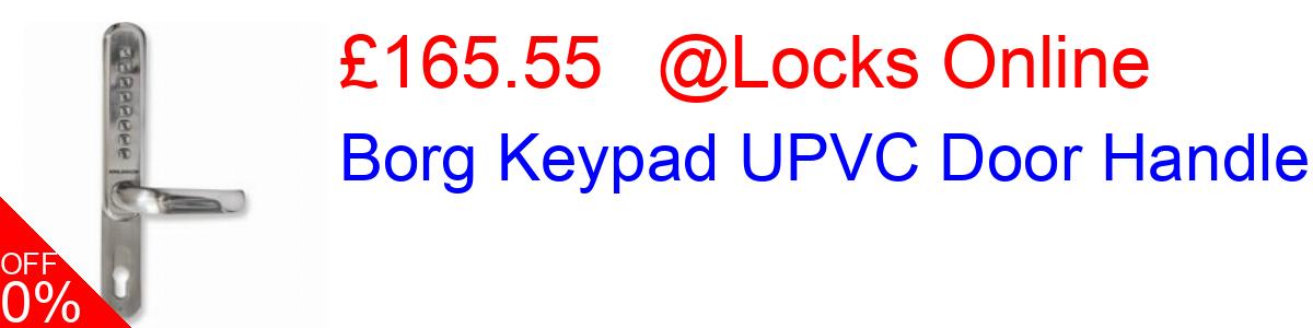 12% OFF, Borg Keypad UPVC Door Handle £165.55@Locks Online