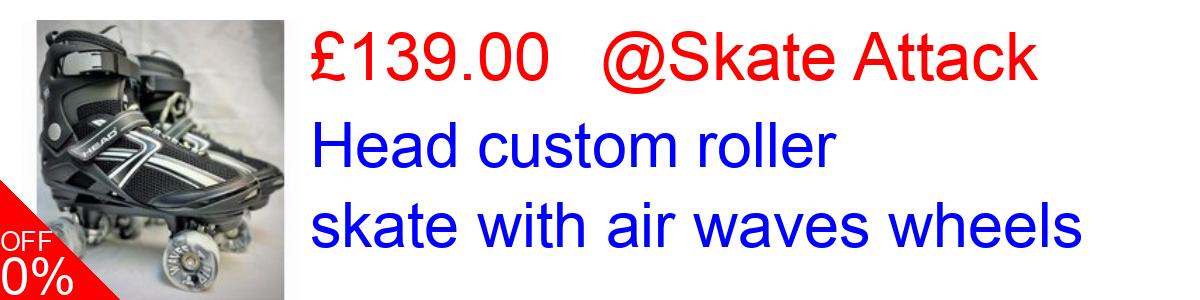 7% OFF, Head custom roller skate with air waves wheels £139.00@Skate Attack