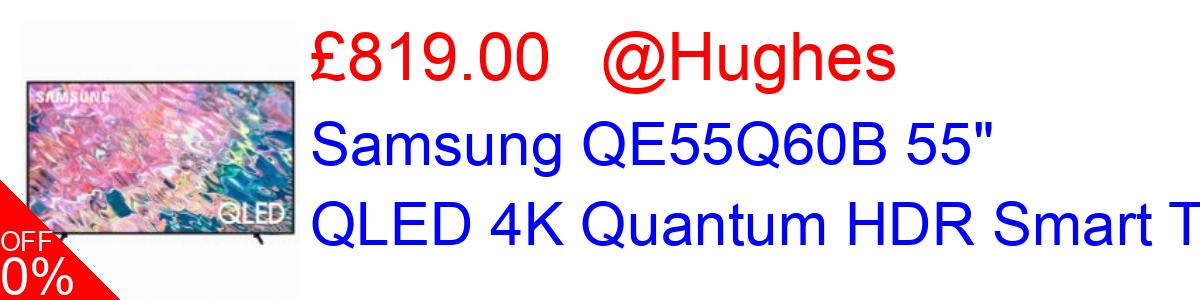18% OFF, Samsung QE55Q60B 55