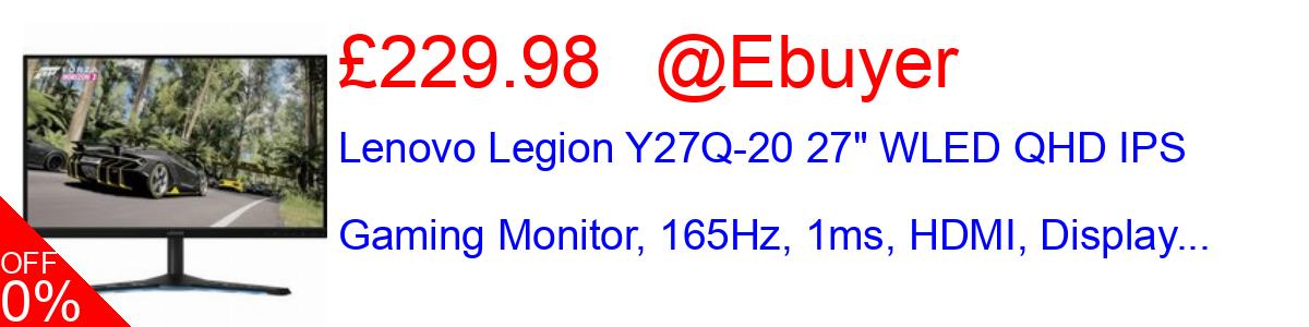 52% OFF, Lenovo Legion Y27Q-20 27
