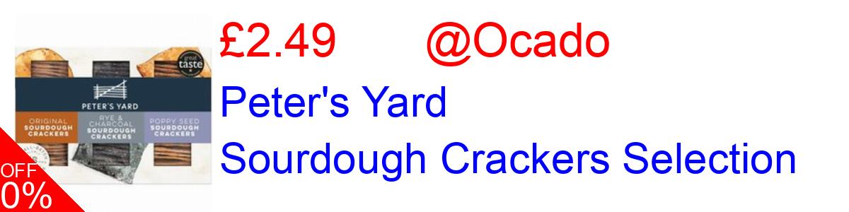 59% OFF, Peter's Yard Sourdough Crackers Selection £2.49@Ocado