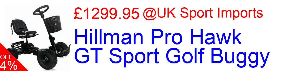 7% OFF, Hillman Pro Hawk GT Sport Golf Buggy £1349.95@UK Sport Imports