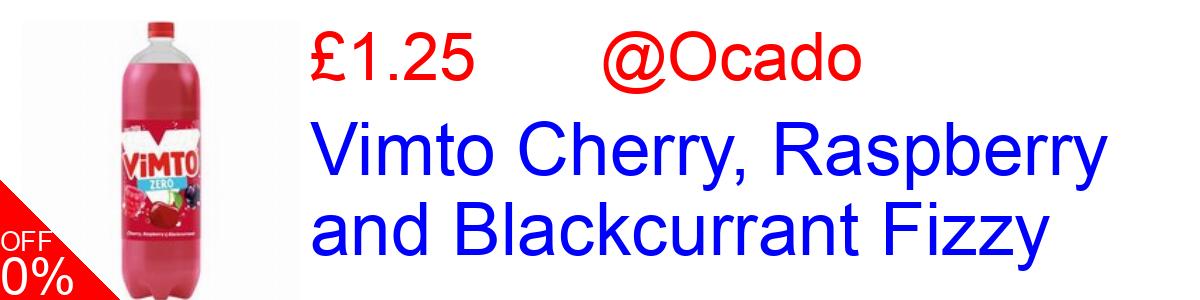 22% OFF, Vimto Cherry, Raspberry and Blackcurrant Fizzy £1.25@Ocado
