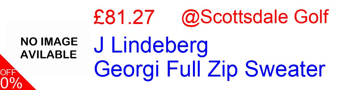 37% OFF, J Lindeberg Georgi Full Zip Sweater £81.27@Scottsdale Golf