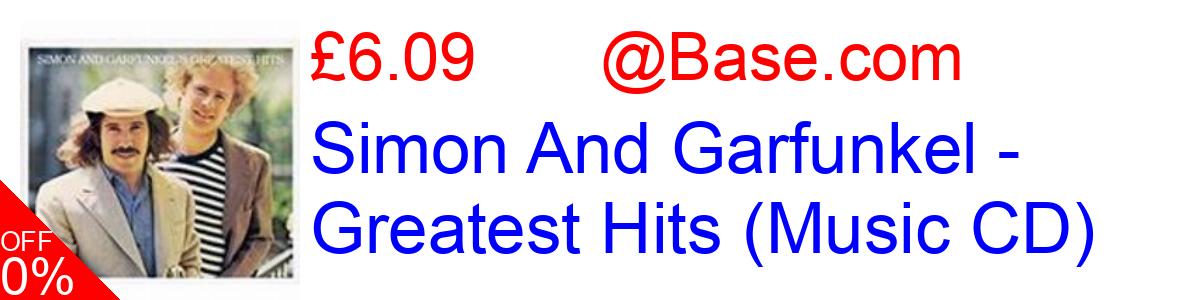 32% OFF, Simon And Garfunkel - Greatest Hits (Music CD) £6.09@Base.com