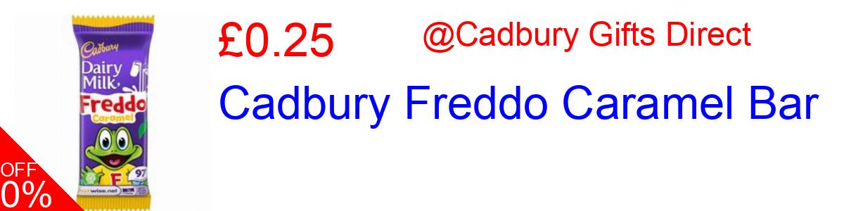 17% OFF, Cadbury Freddo Caramel Bar £0.25@Cadbury Gifts Direct