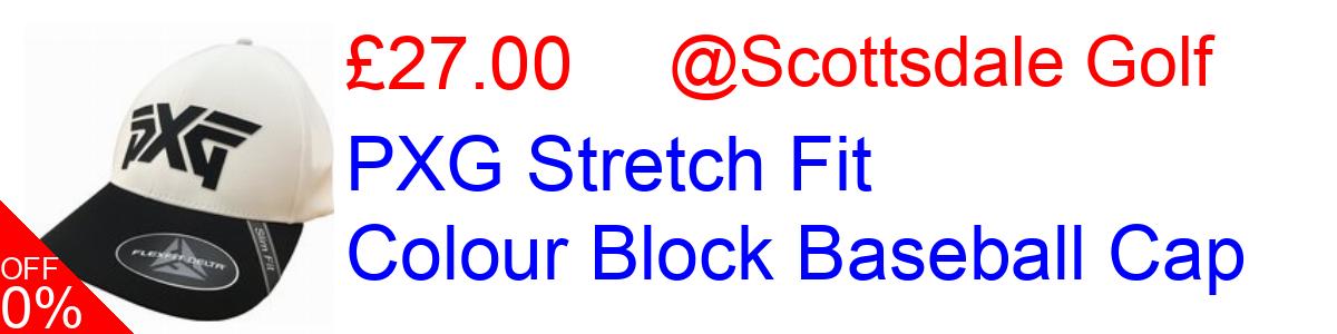 40% OFF, PXG Stretch Fit Colour Block Baseball Cap £27.00@Scottsdale Golf
