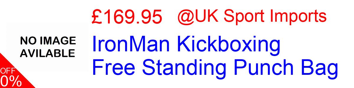 6% OFF, IronMan Kickboxing Free Standing Punch Bag £149.95@UK Sport Imports