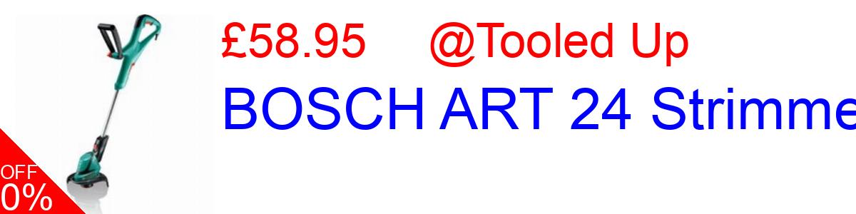 5% OFF, BOSCH ART 24 Strimmer £58.95@Tooled Up