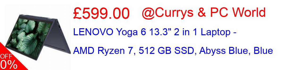 25% OFF, LENOVO Yoga 6 13.3