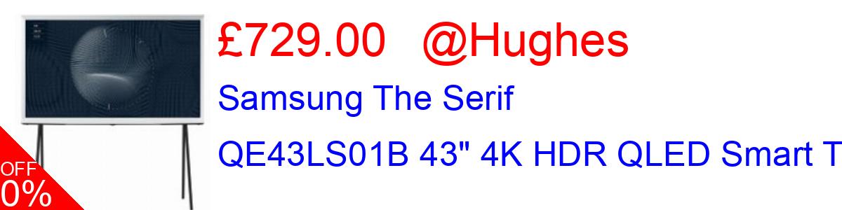 19% OFF, Samsung The Serif QE43LS01B 43