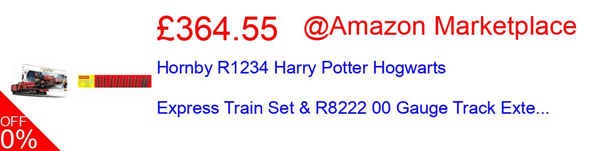19% OFF, Hornby R1234 Harry Potter Hogwarts Express Train Set & R8222 00 Gauge Track Exte... £214.91@Amazon Marketplace