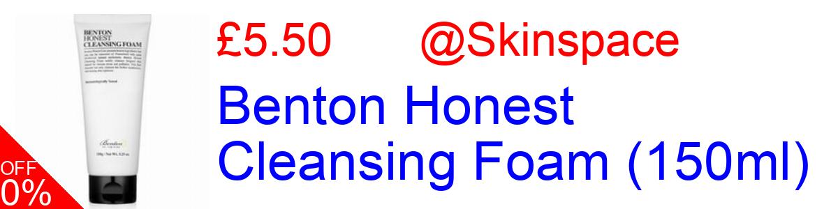 52% OFF, Benton Honest Cleansing Foam (150ml) £5.50@Skinspace