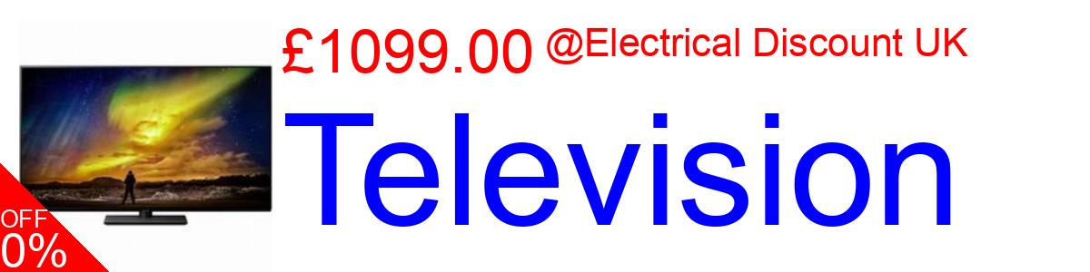 16% OFF, Television £1345.00@Electrical Discount UK