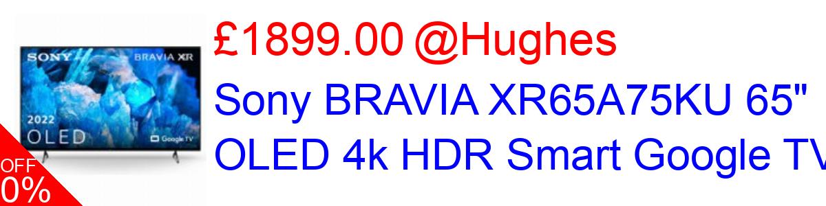5% OFF, Sony BRAVIA XR65A75KU 65