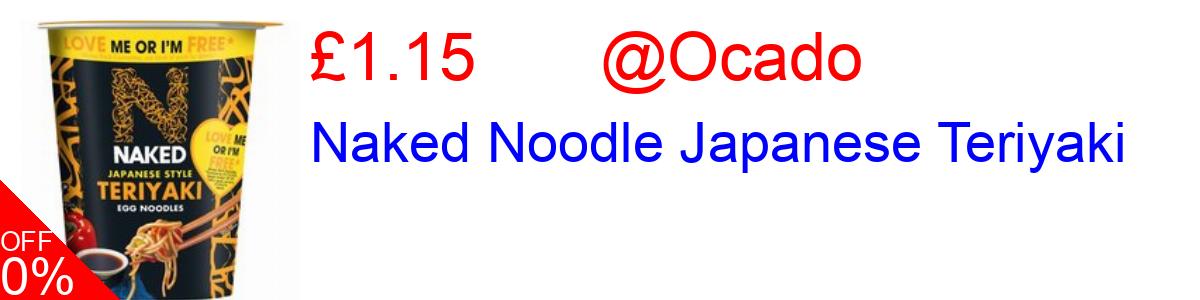 12% OFF, Naked Noodle Japanese Teriyaki £1.15@Ocado