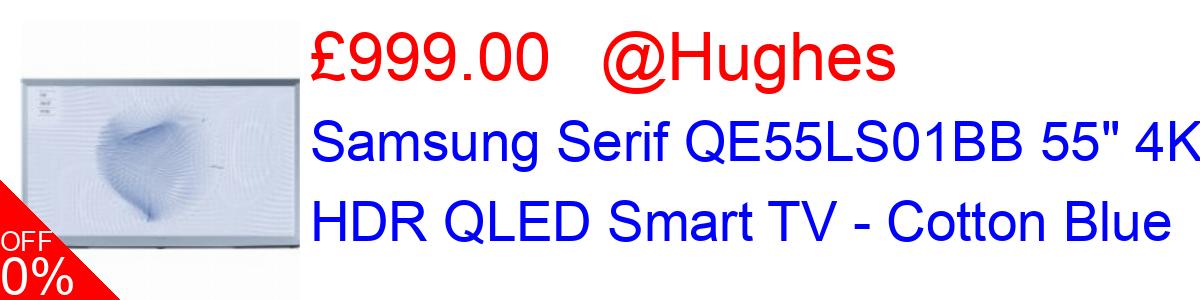 9% OFF, Samsung Serif QE55LS01BB 55