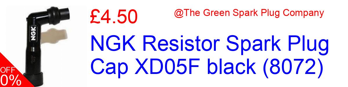 21% OFF, NGK Resistor Spark Plug Cap XD05F black (8072) £3.16@The Green Spark Plug Company