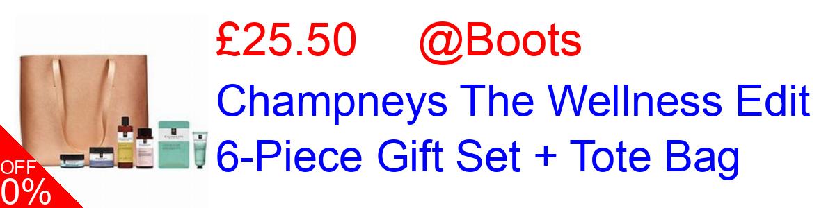 51% OFF, Champneys The Wellness Edit 6-Piece Gift Set + Tote Bag £25.50@Boots