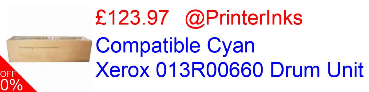 10% OFF, Compatible Cyan Xerox 013R00660 Drum Unit £101.95@PrinterInks