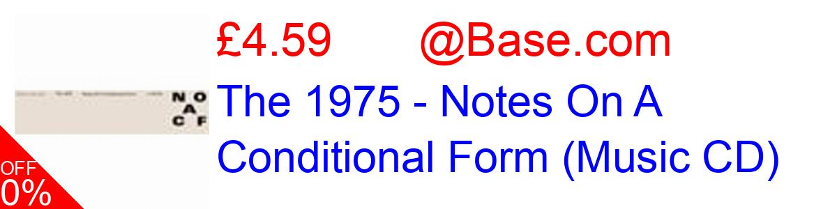 62% OFF, The 1975 - Notes On A Conditional Form (Music CD) £4.59@Base.com