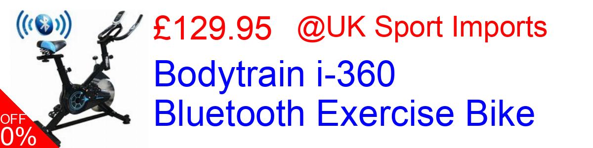 7% OFF, Bodytrain i-360 Bluetooth Exercise Bike £129.95@UK Sport Imports