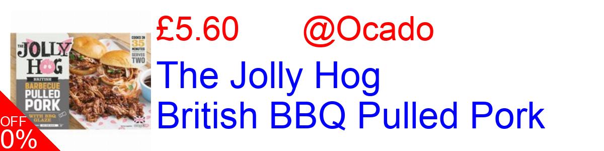 14% OFF, The Jolly Hog British BBQ Pulled Pork £5.60@Ocado