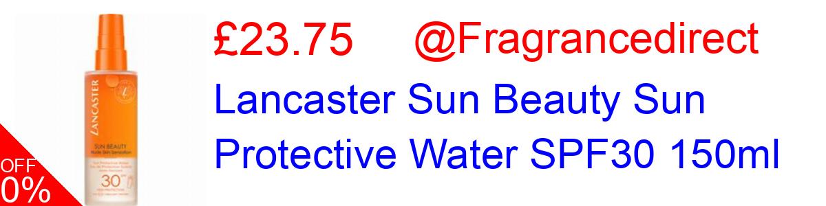 13% OFF, Lancaster Sun Beauty Sun Protective Water SPF30 150ml £23.75@Fragrancedirect