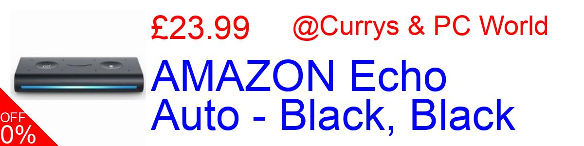 AMAZON Echo Auto - Black, Black £23.99@Currys & PC World