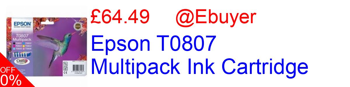 12% OFF, Epson T0807 Multipack Ink Cartridge £64.49@Ebuyer
