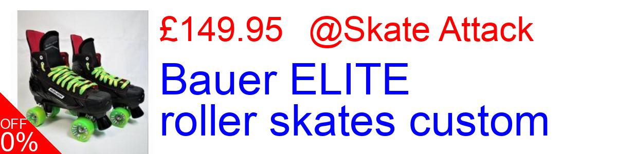 12% OFF, Bauer ELITE roller skates custom £149.95@Skate Attack