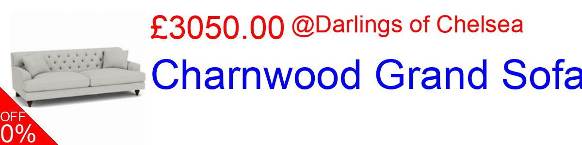35% OFF, Charnwood Grand Sofa £2775.00@Darlings of Chelsea