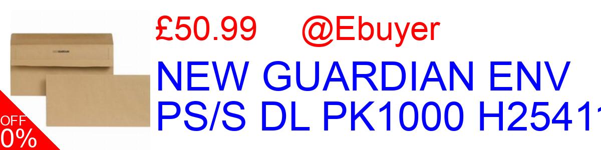 20% OFF, NEW GUARDIAN ENV PS/S DL PK1000 H25411 £50.99@Ebuyer