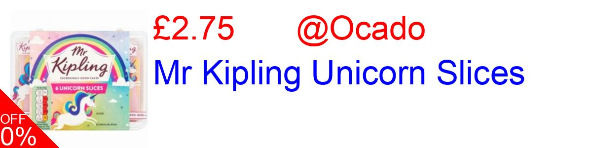 11% OFF, Mr Kipling Unicorn Slices £2.75@Ocado