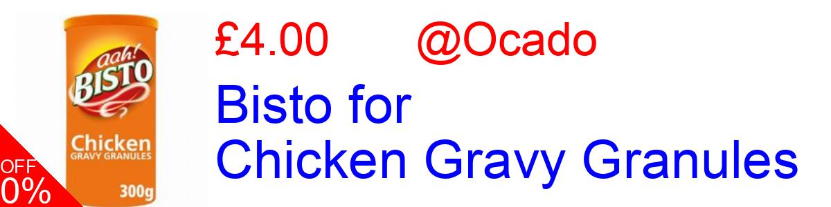 11% OFF, Bisto for Chicken Gravy Granules £4.00@Ocado