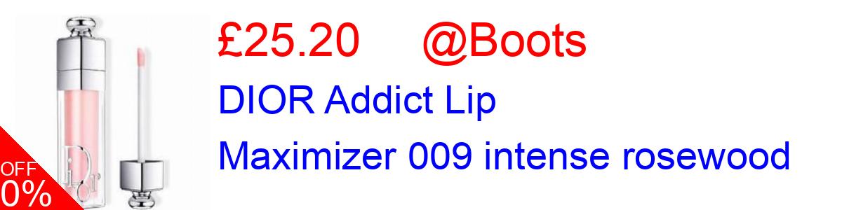 10% OFF, DIOR Addict Lip Maximizer 009 intense rosewood £25.20@Boots