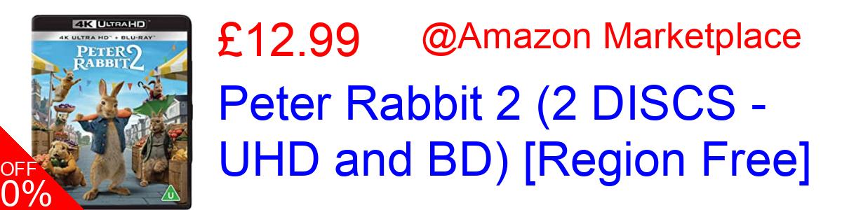 80% OFF, Peter Rabbit 2 (2 DISCS - UHD and BD) [Region Free] £4.00@Amazon Marketplace